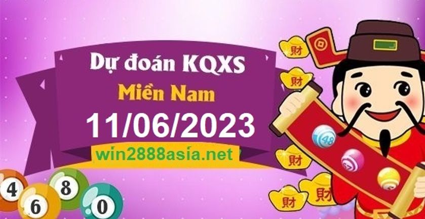 Soi cầu XSMN Win2888 11-06-2023 Dự đoán cầu lô miền nam chủ nhật