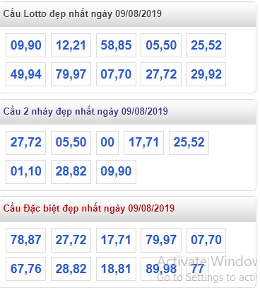 Soi cầu XSMB 9-8-2019 Win2888 