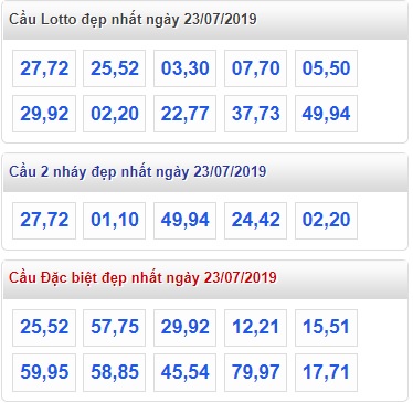 Soi cầu XSMB 23-7-2019 Win2888