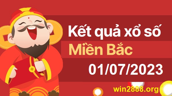 Soi cầu XSMB Win2888 01-07-2023 Dự đoán Cầu Lô Miền Bắc thứ 7