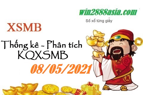 Soi cầu XSMB 8-5-2021 Win2888 Dự đoán lô Đề Miền Bắc thứ 7