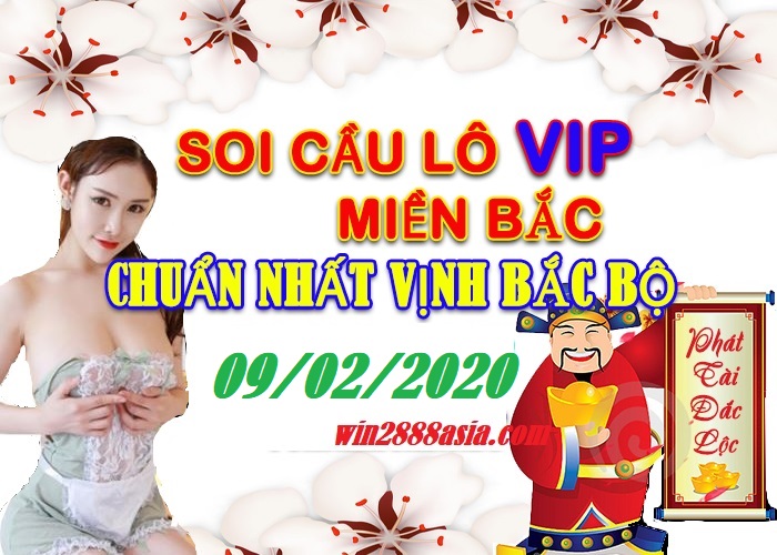 Soi cầu XSMB 9-2-2020 Win2888