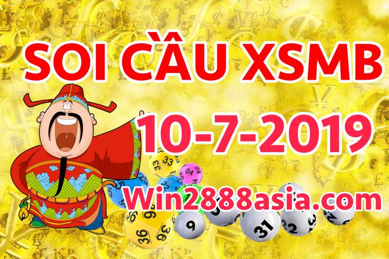 Soi cầu XSMB 10-7-2019 Win2888