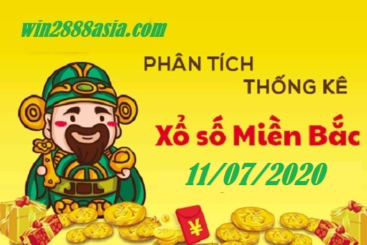 Soi cầu XSMB 11-7-2020 Win2888