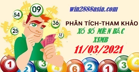 Soi cầu XSMB 11-3-2021 Win2888