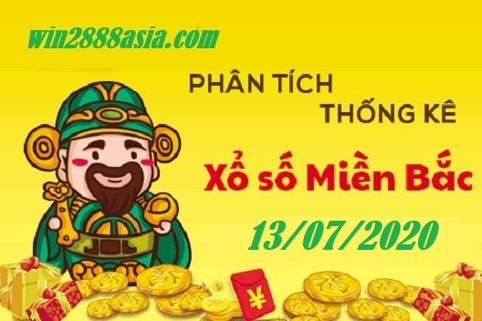 Soi cầu XSMB 13-7-2020 Win2888