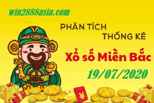 Soi cầu XSMB 19-7-2020 Win2888