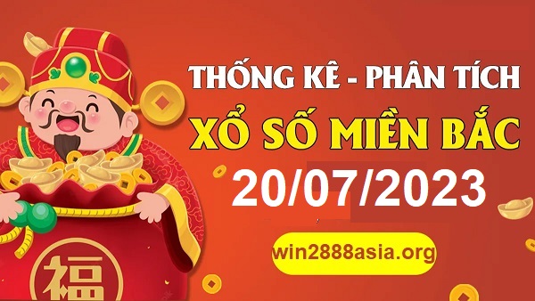 Soi cầu XSMB 20-07-2023 Win2888 Dự đoán cầu lô miền bắc thứ 5