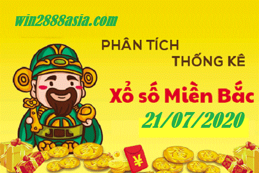 Soi cầu XSMB 21-7-2020 Win2888