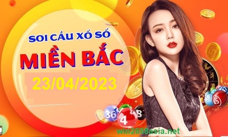 Soi cầu XSMB Win2888 23-04-2023 Dự đoán cầu lô miền bắc chủ nhật