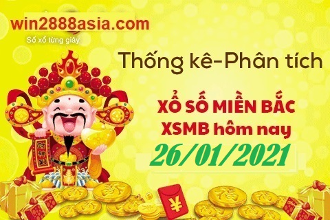 Soi cầu XSM 26-1-2021 Win2888