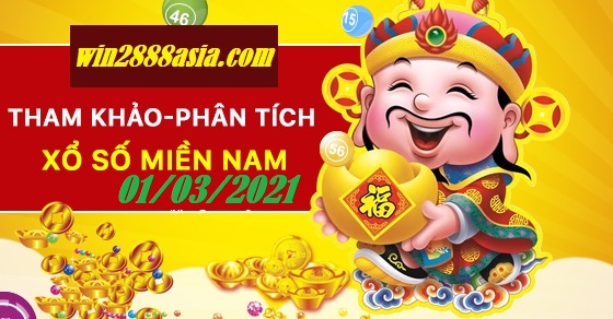 Soi cầu XSMN 1-3-2021 Win2888