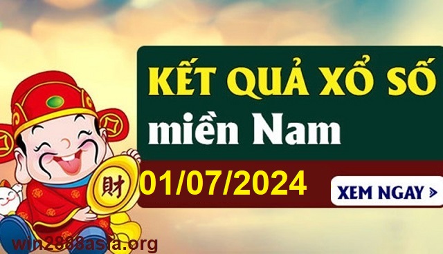 Soi cầu XSMN 01-07-2024 Win2888 Chốt số Xổ Số Miền Nam thứ 2