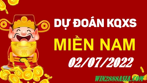 Soi cầu XSMN Win2888 02-07-2022 Chốt số lô đề miền nam thứ 7