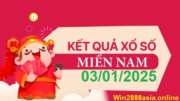 Soi cầu XSMN 03-01-2025 Win2888 Chốt số Xổ Số Miền Nam thứ 6