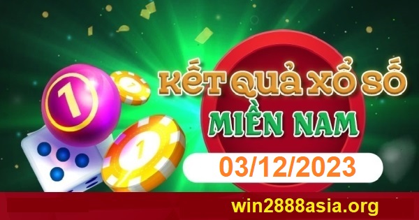 Soi cầu XSMN Win2888 03-12-2023 Chốt số xổ số miền nam chủ nhật