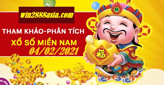 Soi cầu XSMN 4-2-2021 Win2888