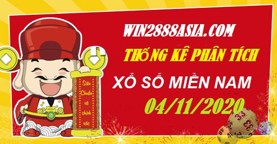 Soi cầu XSMN 4-11-2020 Win2888