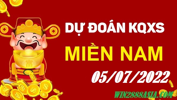 Soi cầu XSMN 05-07-2022 Win2888 Dự đoán Xổ Số Miền Nam VIP thứ 3