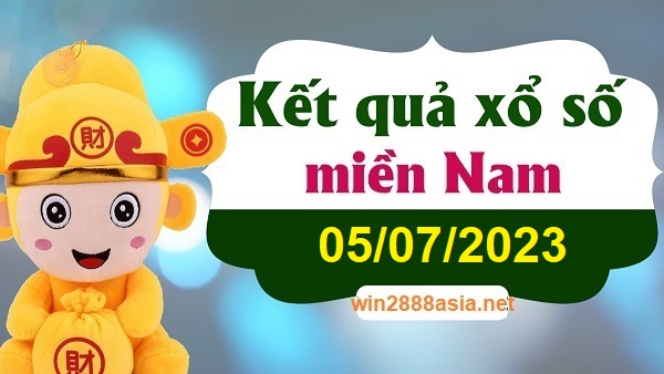 Soi cầu XSMN 05-07-2023 Win2888 Dự đoán cầu lô miền nam thứ 4