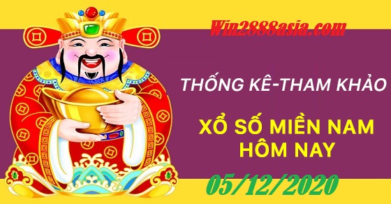 Soi cầu XSMN 5-12-2020 Win2888 Dự đoán Xổ Số Miền Nam thứ 7