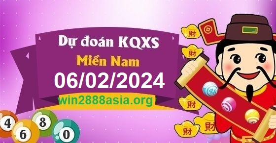 Soi cầu XSMN 06-02-2024 Win2888 Chốt số Xỉu Chủ Miền Nam thứ 3