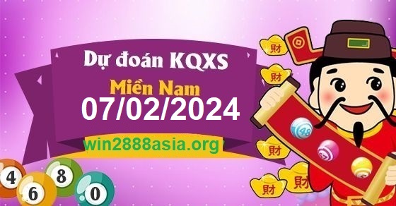 Soi cầu XSMN Win2888 07-02-2024 Dự đoán xổ số miền nam thứ 4