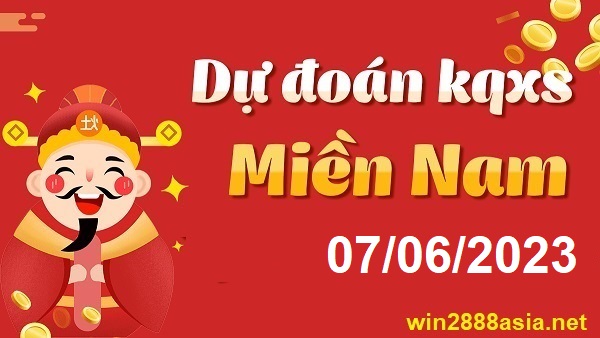 Soi cầu XSMN Win2888 07-06-2023 Chốt số Dàn Đề Miền Nam thứ 4 