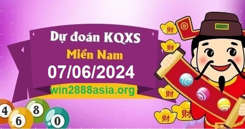 Soi cầu XSMN Win2888 07-06-2024 Dự đoán xổ số miền nam thứ 6