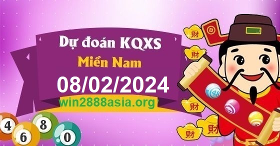 Soi cầu XSMN 08-02-2024 Win2888 Dự đoán Xổ Số Miền nam thứ 5