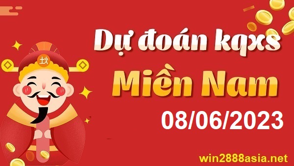 Soi cầu XSMN 08-06-2023 Win2888 Chốt số Dàn Đề Miền Nam thứ 5