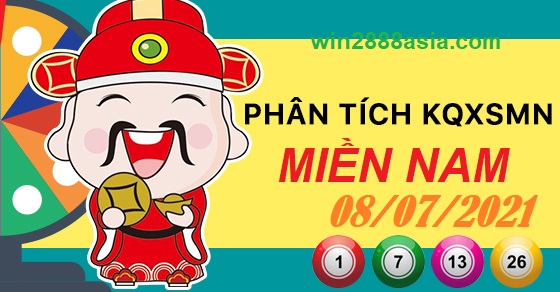 Soi cầu XSMN 8-7-2021 Win2888 Dự đoán Xổ Số Miền Nam thứ 5