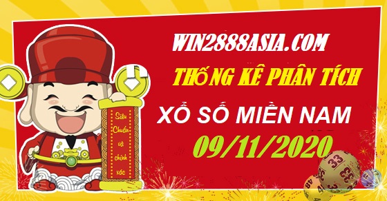 Soi cầu XSMN 9-11-2020 Win2888