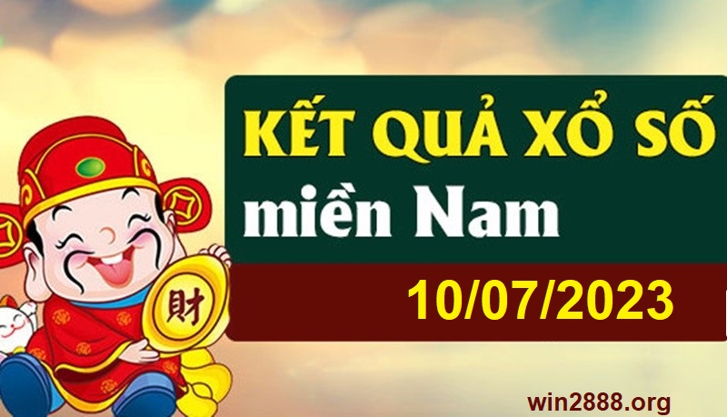 Soi cầu XSMN Win2888 10-07-2023 Chốt số Lô Đề Miền Nam thứ 2