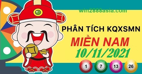 Soi cầu XSMN  10-11-2021 Win2888