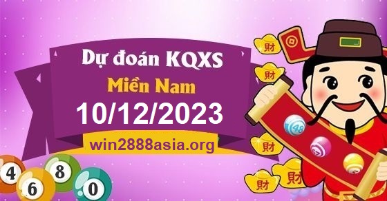 Soi cầu XSMN 10-12-2023 Win2888 Dự đoán Cầu lô Miền Nam chủ nhật