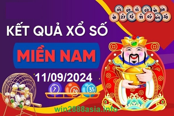 Soi cầu XSMN 11-09-2024 Win2888 Dự đoán xổ số miền nam VIP thứ 4