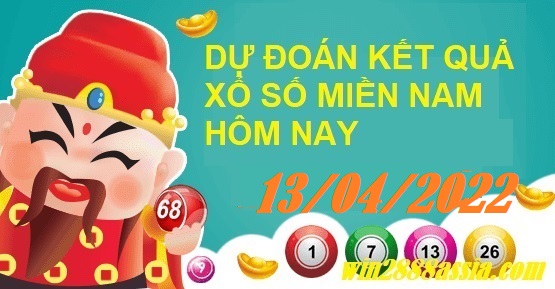 Soi cầu XSMN 13-04-2022 Win2888 Chốt số cầu lô miền nam thứ 4