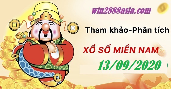 Soi cầu XSMN 13-9-2020 Win2888