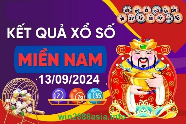 Soi cầu XSMN 13-09-2024 Win2888 Dự đoán Xổ Số Miền nam thứ 6