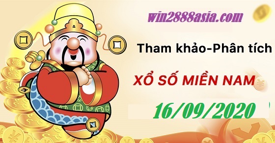 Soi cầu XSMN 16-9-2020 Win2888