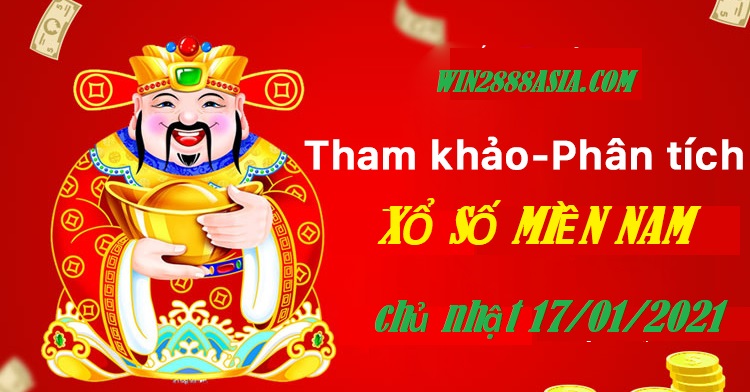 Soi cầu XSMN 17-1-2021 Win2888