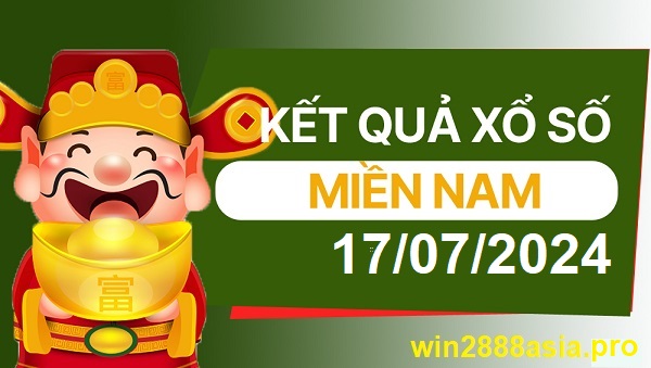 Soi cầu XSMN 17-07-2024 Win2888 Dự đoán Dàn Đề Miền Nam thứ 4