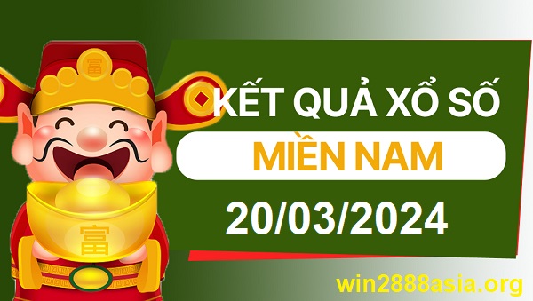 Soi cầu XSMN 20-03-2024 Win2888 Dự đoán cầu lô miền nam thứ 4