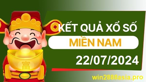 Soi cầu XSMN 22-07-2024 Win2888 Chốt số Xổ Số Miền Nam thứ 2