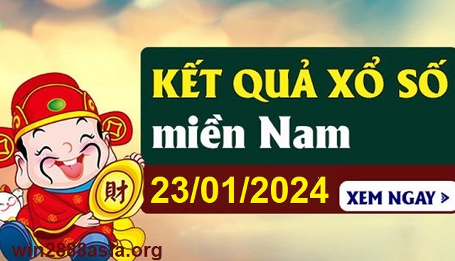 Soi cầu XSMN 23-01-2024 Win2888 Dự đoán xổ số miền nam thứ 3