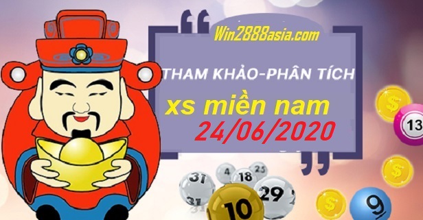 Soi cầu XSMN 24-6-2020 Win2888