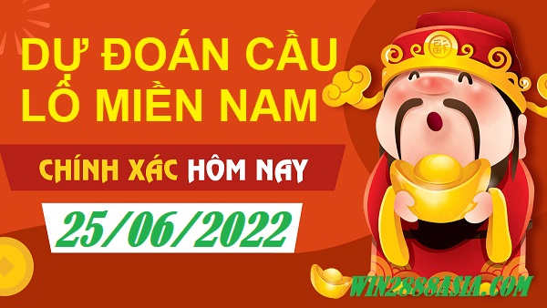 Soi cầu XSMN Win2888 25-06-2022 Chốt số Cầu Lô Miền Nam thứ 7