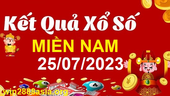 Soi cầu XSMN Win2888 25-07-2023 Dự đoán cầu lô miền nam thứ 3