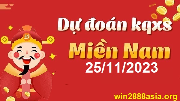 Soi cầu XSMN Win2888 25-11-2023 Chốt số Cầu Lô Miền Nam thứ 7